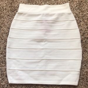 White skirt